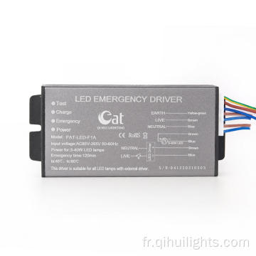 Alimentation d&#39;urgence à LED d&#39;éclairage intérieur